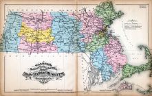 Massachusetts State Map, New Bedford 1881